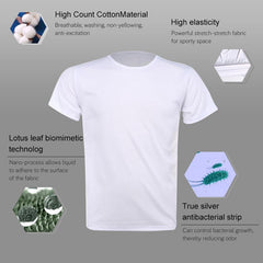 Anti-Dirty Waterproof T Shirt Hydrophobic Stainproof Breathable Antifouling