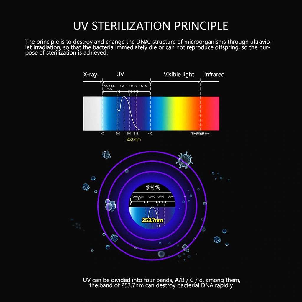 Antibacteria UV Light Disinfection Toothbrush - AfkaBoutiqueTOYECTD192701855376