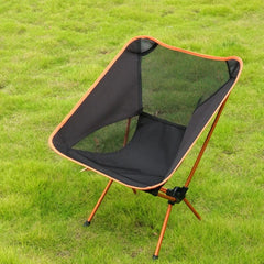 Portable Collapsible Moon Chair Fishing Camping BBQ Stool