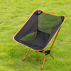 Image of Portable Collapsible Moon Chair Fishing Camping BBQ Stool