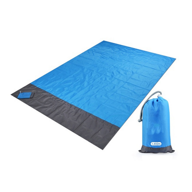 Waterproof Pocket Beach Blanket Folding Camping Mat Mattress Portable Lightweight Mat Outdoor Picnic Mat Sand Beach Mat