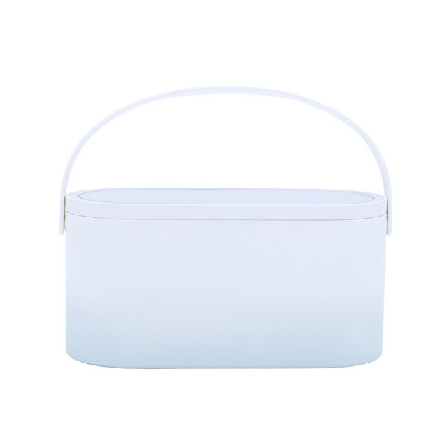 Portable Make-up Box with Make-up Mirror, Desk Lamp