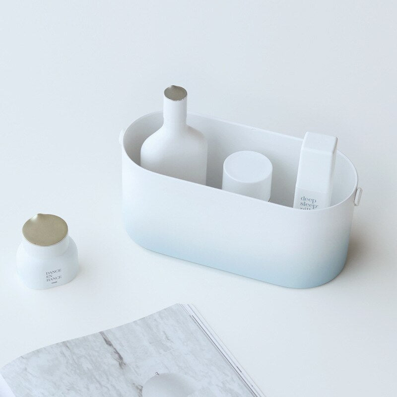 Portable Make-up Box with Make-up Mirror, Desk Lamp