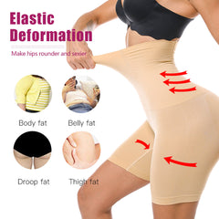 Seamless Women High Waist Slimming Tummy Control Underwear Body Shaper