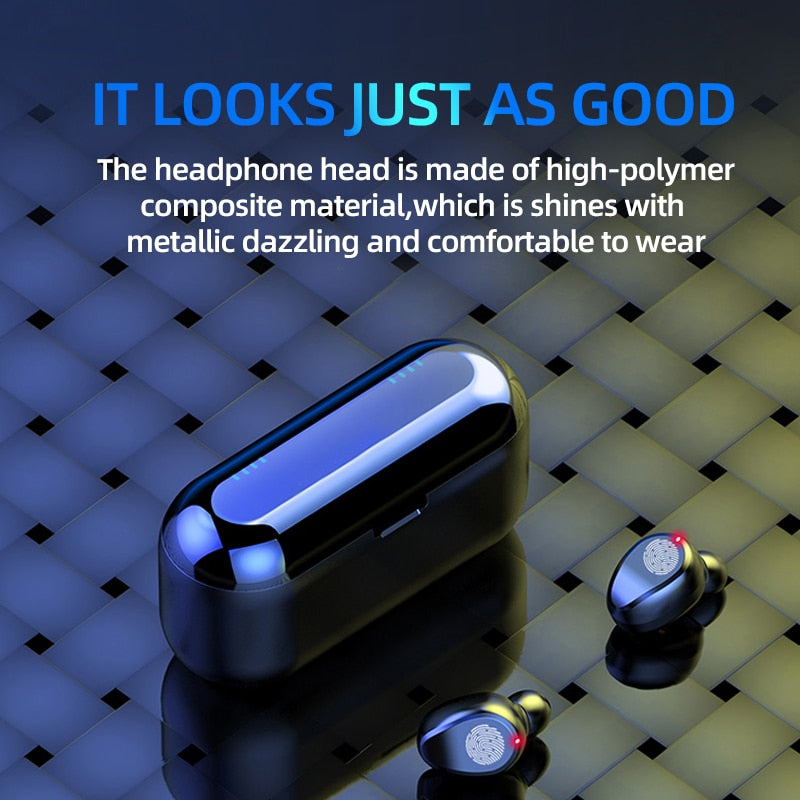 Wireless Bluetooth 5.0 Earphone Sports Running Headset iOS/Android