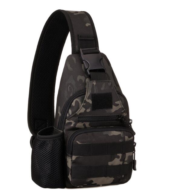 USB Chest Bag Single Shoulder Camping Backpack Military Tactical Sports Bags Outdoor Hiking Army Mochlia Molle Camo Sack
