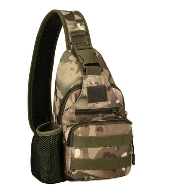 USB Chest Bag Single Shoulder Camping Backpack Military Tactical Sports Bags Outdoor Hiking Army Mochlia Molle Camo Sack