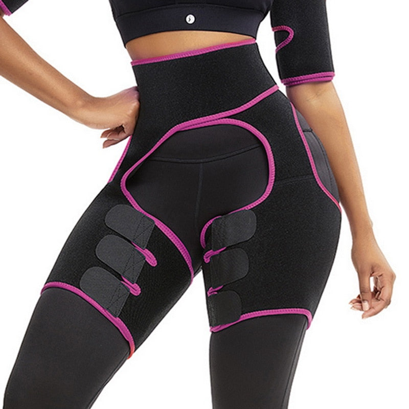 Neoprene Thigh Shaper Sweat Thigh Trimmers Leg Shaper Lose Weight Slimming Belt Butt Lifter Compress Belt