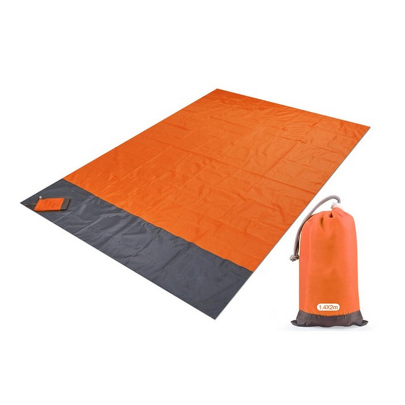 Waterproof Pocket Beach Blanket Folding Camping Mat Mattress Portable Lightweight Mat Outdoor Picnic Mat Sand Beach Mat