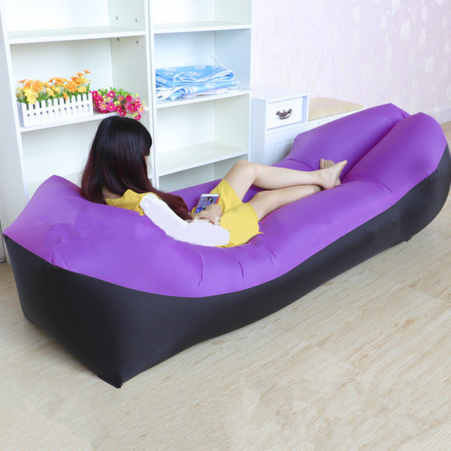 Waterproof Inflatable sofa bag Beach Lounge Chair camping Sleeping Bags