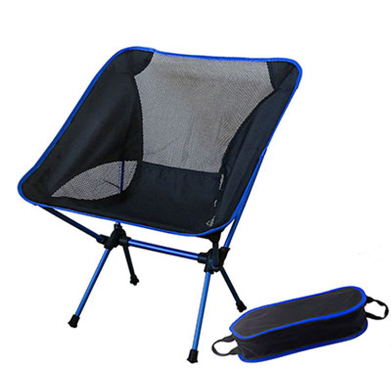 Portable Collapsible Moon Chair Fishing Camping BBQ Stool