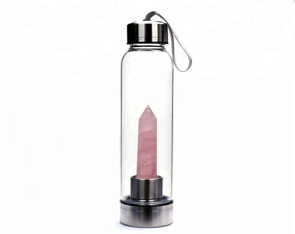 Crystal Healing Bottle - CRYSTALS ONLY 500ML